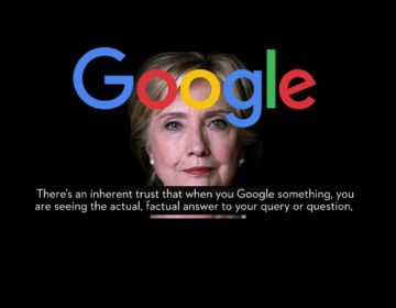 hillary clinton google featured